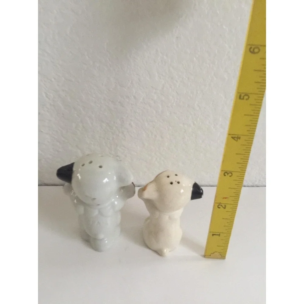 Vintage Pair I'm Salt I'm Pepper Bull Dog Salt and Pepper Shakers French bulldog